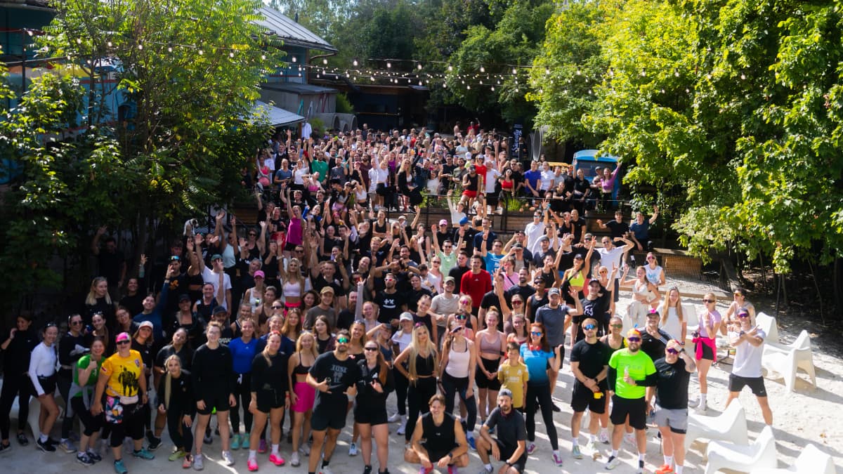 Rannø run & rave - skupinová fotka